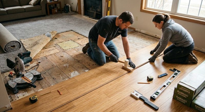 Bamboo Flooring Installation in Palm Bay, FL