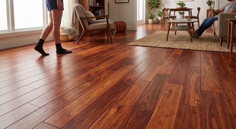 Cherry Floor Installation in Rockledge, FL