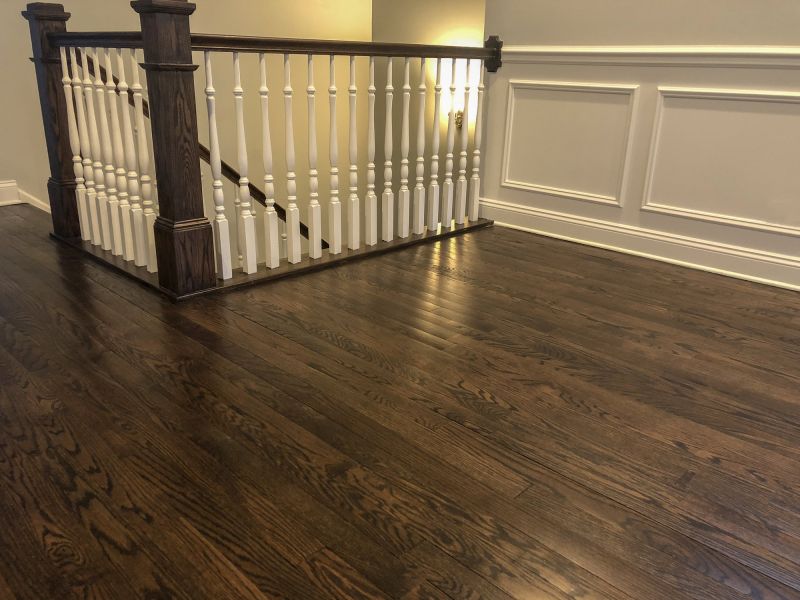 Dark Wood Floor Installation in Palm Bay, FL
