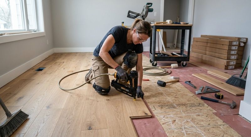 Hardwood Floor Installation in Sebastian, FL