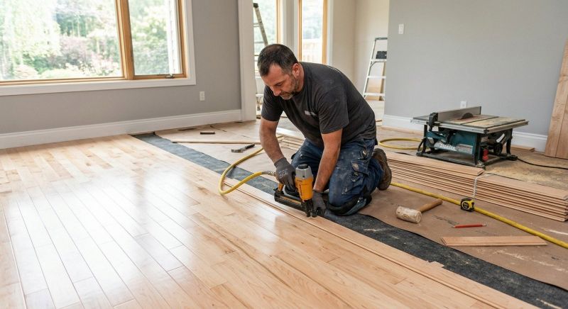 Maple Flooring Installation in Brevard County, FL