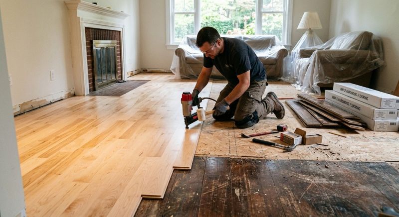 Maple Flooring Installation in Sebastian, FL