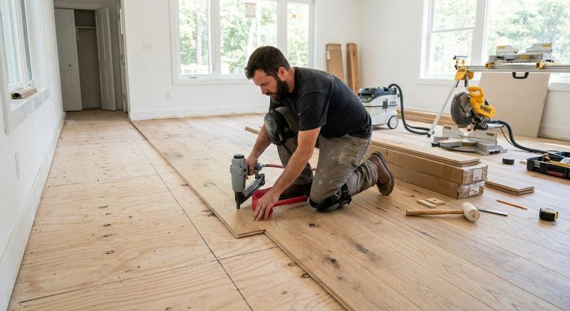 Oak Floor Installation in Fellsmere, FL