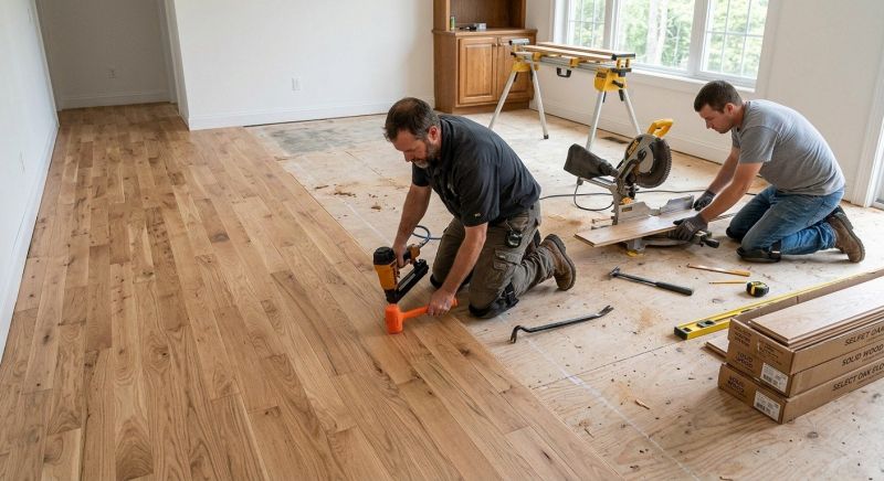 Oak Floor Installation in Grant, FL