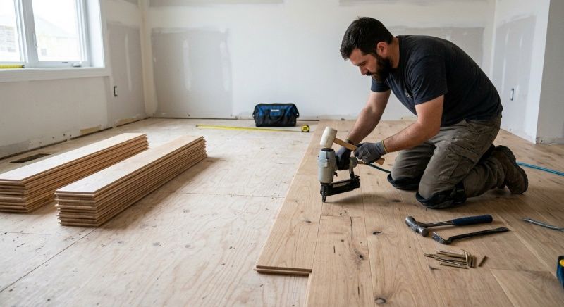 Oak Floor Installation in Palm Bay, FL