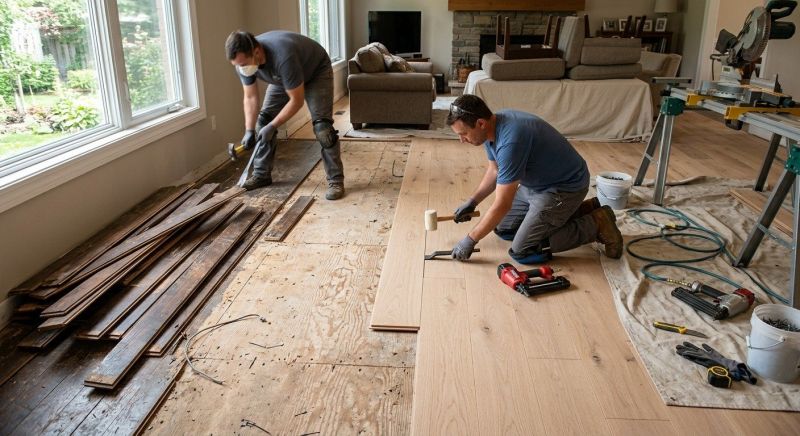 Oak Floor Replacement in Palm Bay, FL