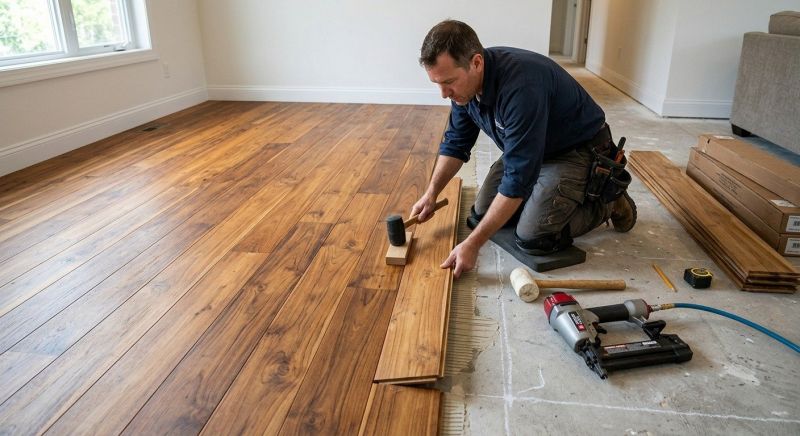 Teak Flooring Installation in Palm Bay, FL