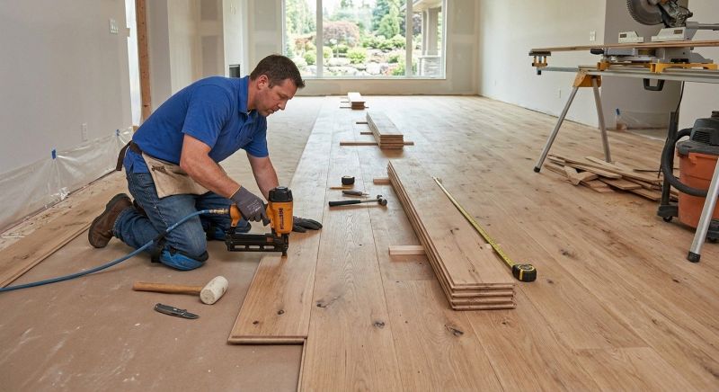 Wide Plank Floor Installation in Palm Bay, FL