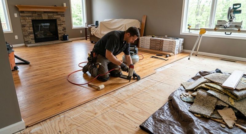 Wood Floor Replacement in Brevard County, FL